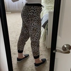 Cheetah Print Sweatpants